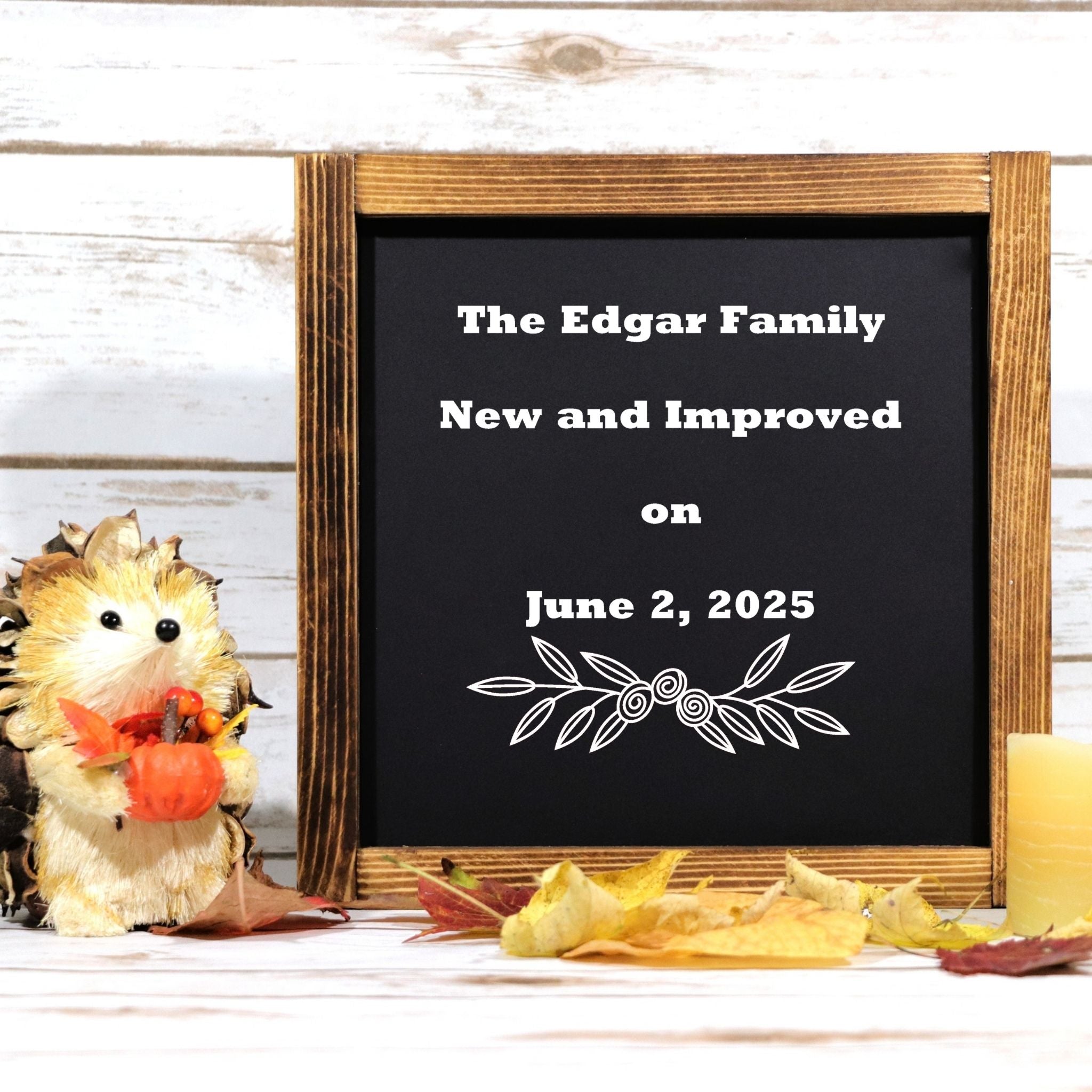 Adoption Chalkboard Sign - Adoption Sign - Officially Family - Customized Adoption Sign