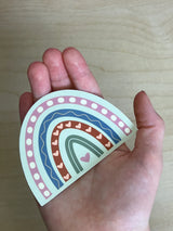 Boho Rainbow Sticker - Irish Sticker - Pumpkin Spice Sticker - Rainbow Sticker